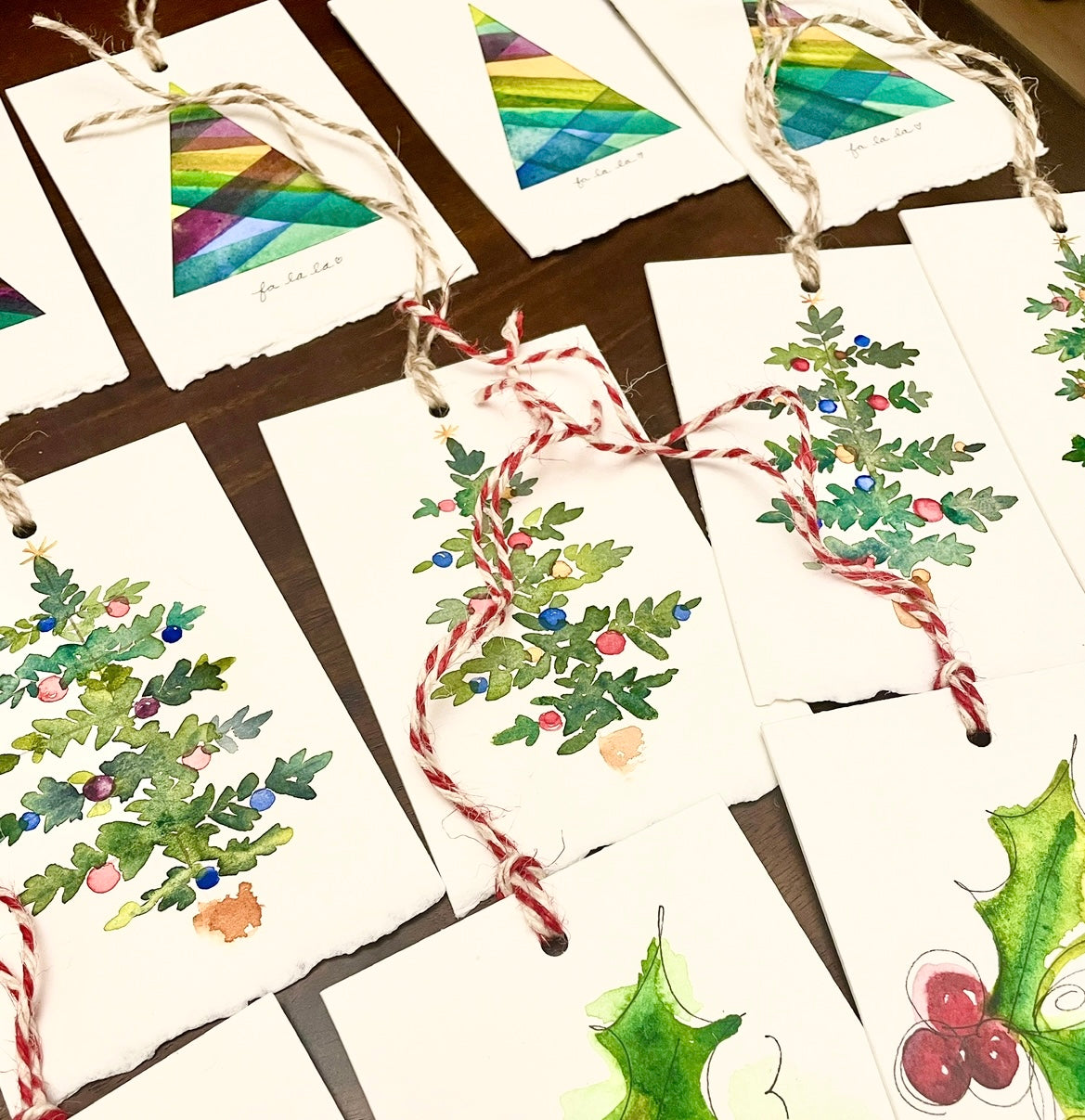 Christmas Tree Greeting Cards & Tags